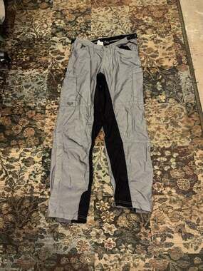 Fox Racing Motocross Pants Gray Black Size Large